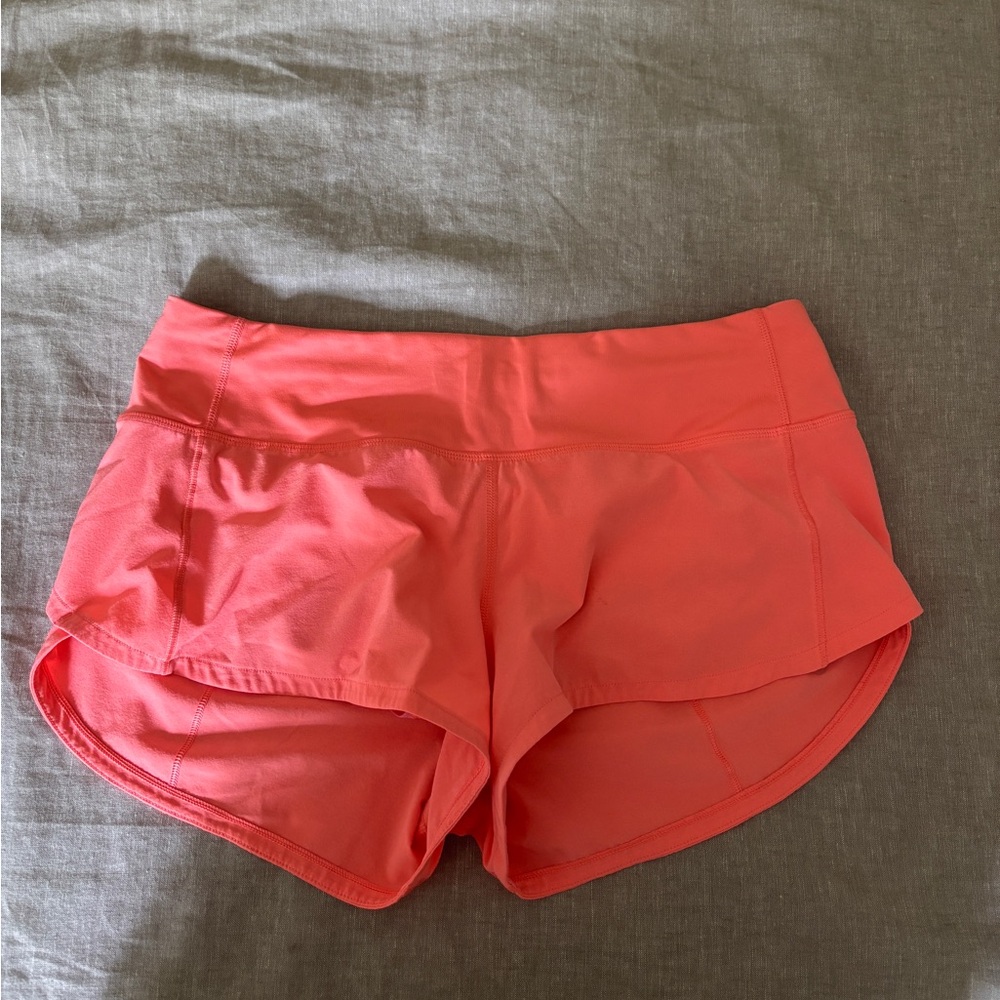 Lululemon low rise speed up shorts